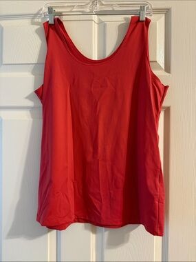 Chico's Bright Red Scoop Neck Tank